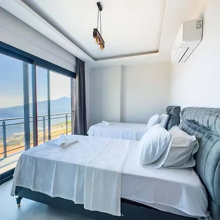 Hotel Kalkan'da Deniz Manzarali *